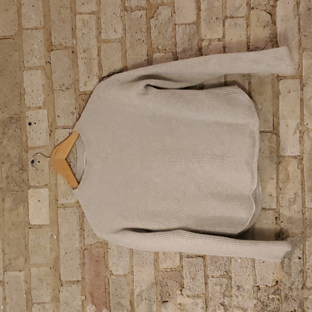 Women's Babaton Heather Grey, Mock Neck Sweater. Size XS.